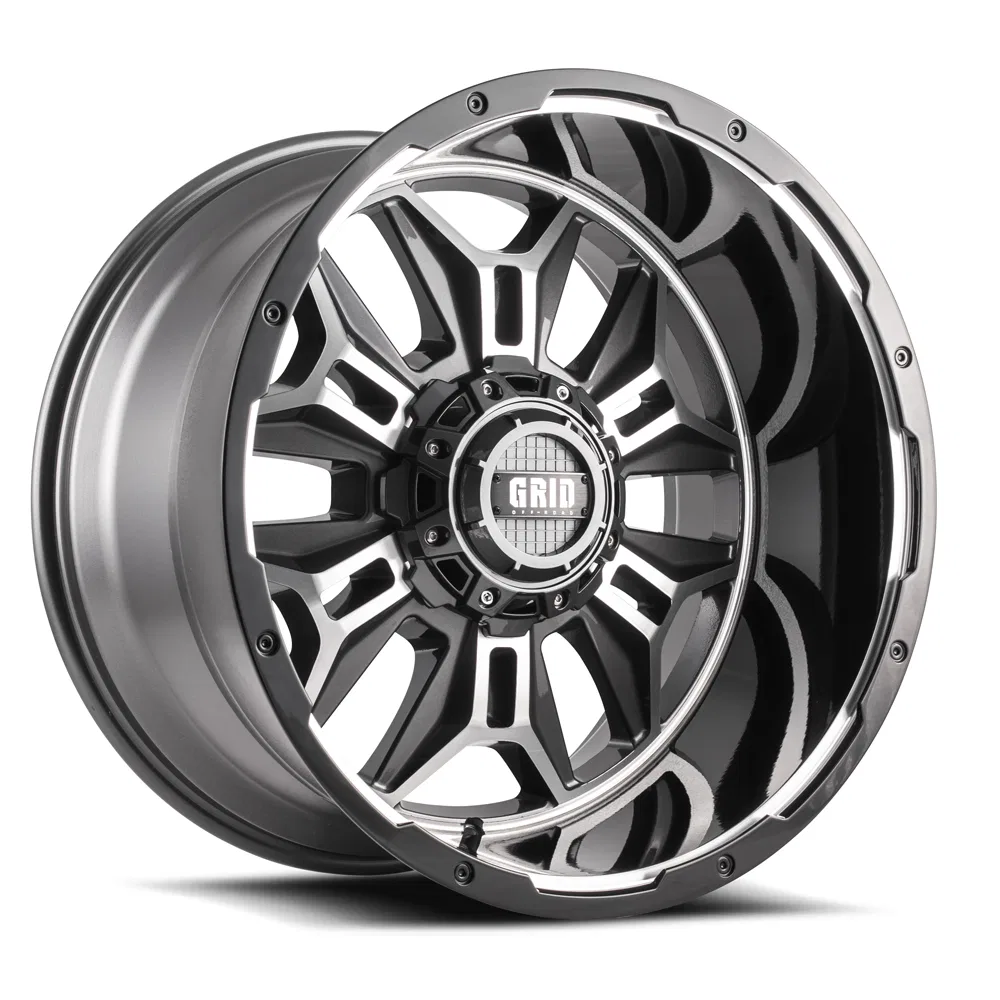 GD1120100027L278 – GRID WHEELS Wheel, 20 Inch Diameter x 10 Inch Width 5 x 114.3 Millimeter/ 5 x 4.50 Inch/ 5 x 127 M...